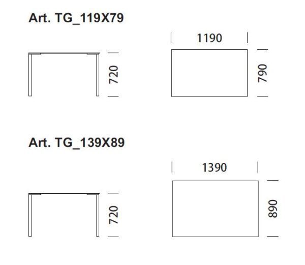 Togo TG Table by Pedrali-2998