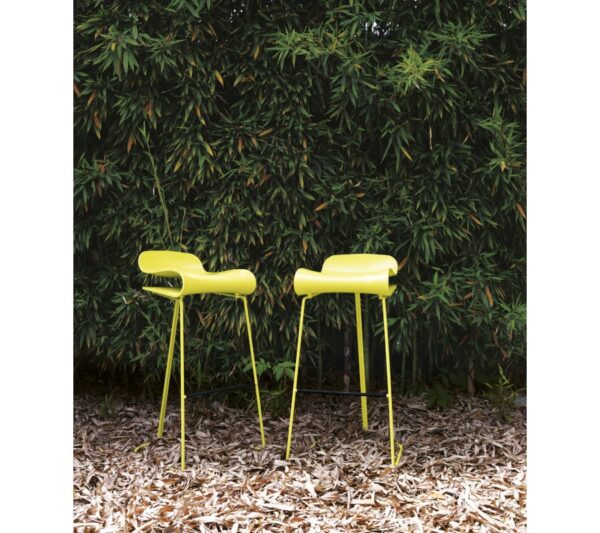 Kristalia BCN Outdoor Stool on Sled Base