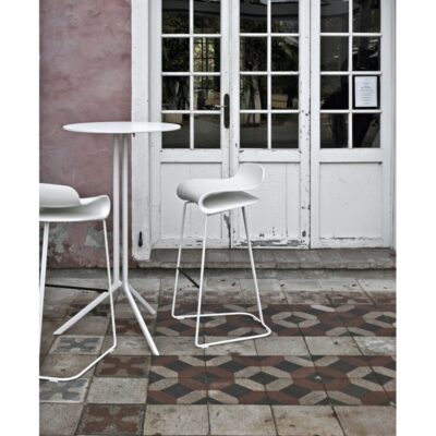 Kristalia BCN Outdoor Stool on Sled Base