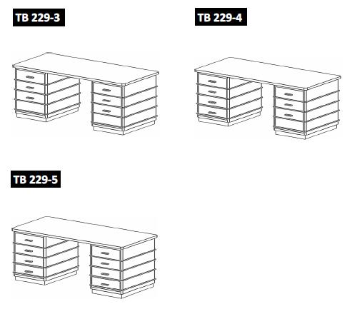 Classic Line 229 Desk by Müller-4114