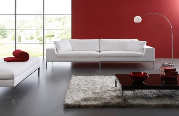 SITS Justus Modular Sofa Upholstered in Fabric, Leather