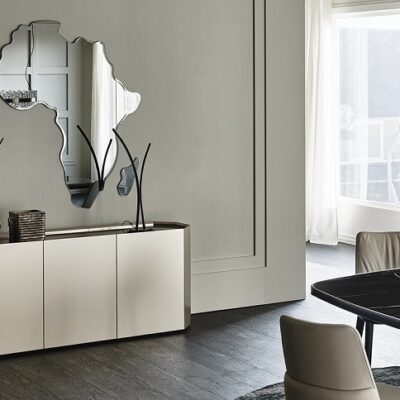 Cattelan Italia Chelsea Sideboard, Glass Top-68950