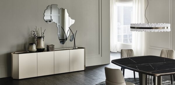 Cattelan Italia Chelsea Sideboard, Glass Top-68950