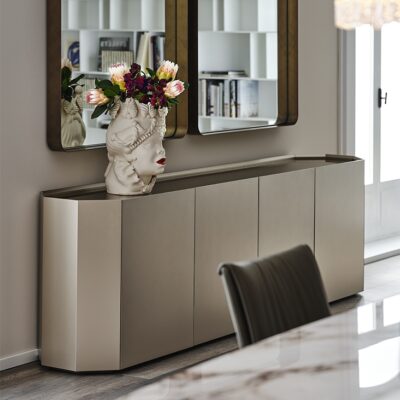 Cattelan Italia Chelsea Sideboard, Glass Top-68954