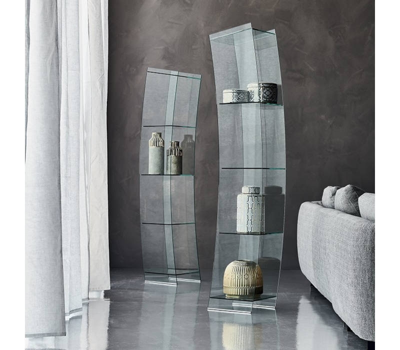 Cattelan Italia Open Wind Showcase in Clear Glass