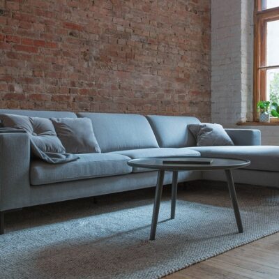 Sits Domino Modular Sofa Upholstered in Fabric or Leather-0