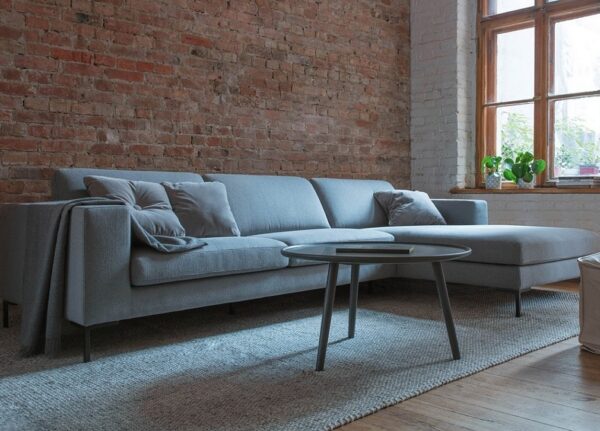 Sits Domino Modular Sofa Upholstered in Fabric or Leather-0