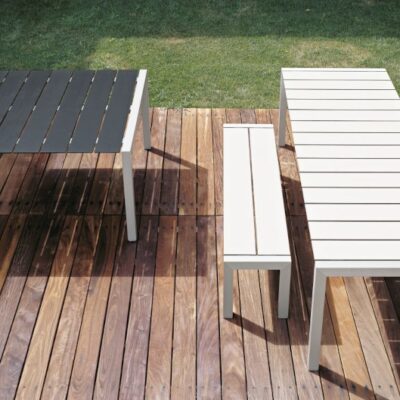 Kristalia Sushi Slatted Outdoor Bench