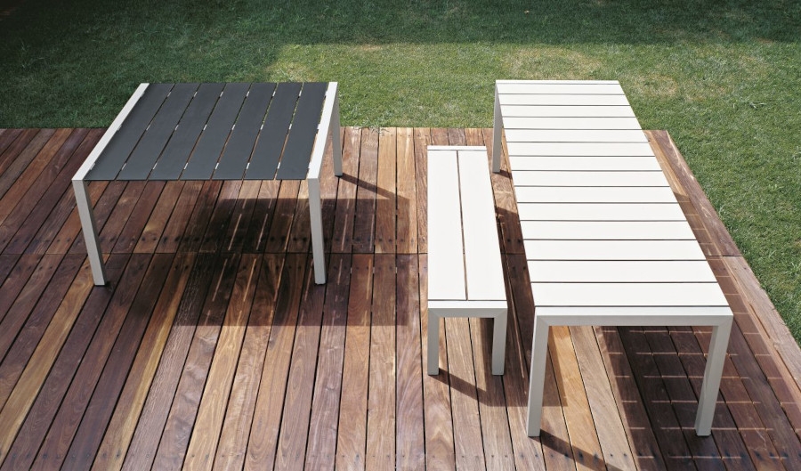 Kristalia Sushi Slatted Outdoor Bench