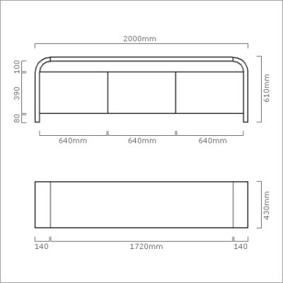 Highline L 14-3 Sideboard by Muller-7752