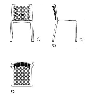 288 Chair by Desalto-9567