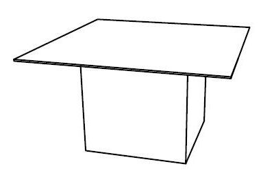 Square Table by Slide-18330