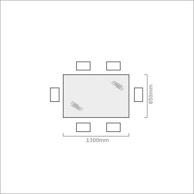 Seven Rectangular Table by Calligaris Connubia-18226