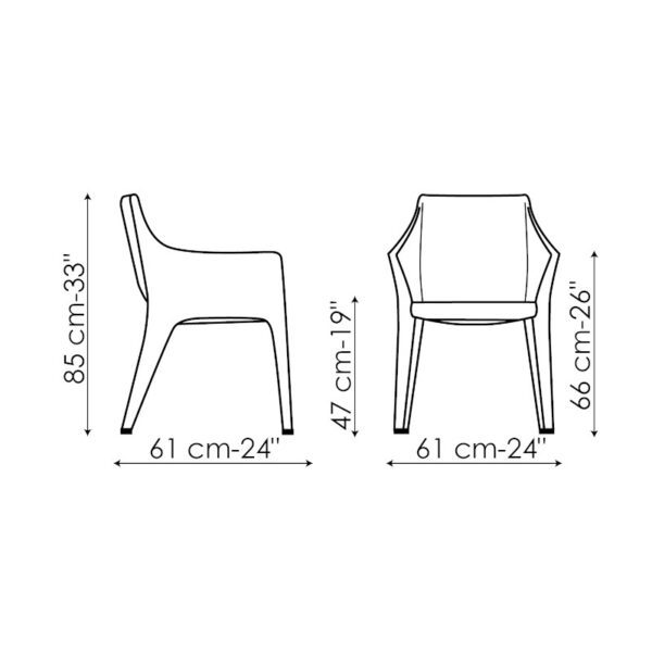 Bonaldo Tip Toe Chair