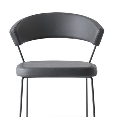 New York Leather/Skuba Sleigh Chair by Calligaris Connubia-47646