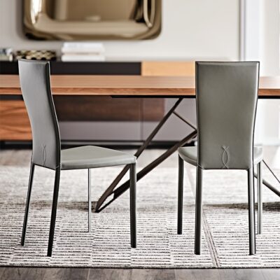 Cattelan Italia Nina Dining Chair, Leather Upholstery-69835