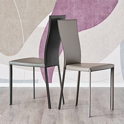 Cattelan Italia Nina Dining Chair, Leather Upholstery-69836