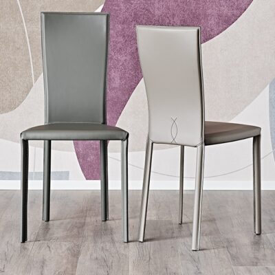 Cattelan Italia Nina Dining Chair, Leather Upholstery-0