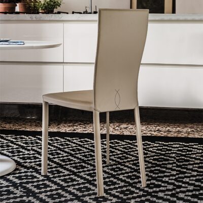 Cattelan Italia Nina Dining Chair, Leather Upholstery-69840