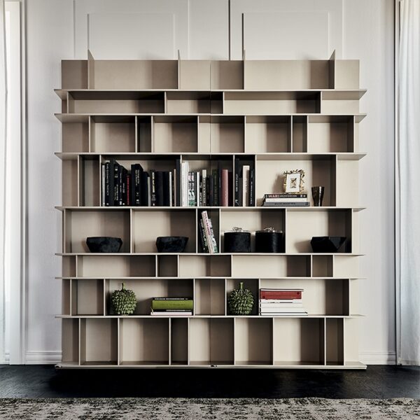 Cattelan Italia Wally Tall Bookcase, lacquered MDF-70234