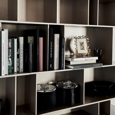 Cattelan Italia Wally Tall Bookcase, lacquered MDF-70235