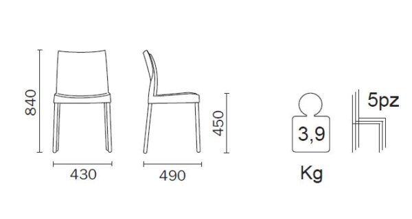 Ice 800 Chair by Pedrali-11727