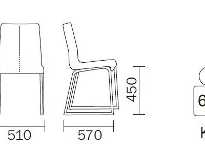 Kuadra 1298 Chair by Pedrali-12081