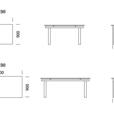 Space TS Table by Pedrali-18302