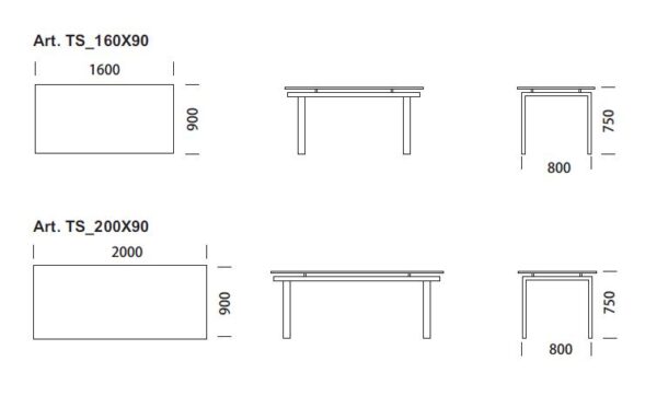 Space TS Table by Pedrali-18302