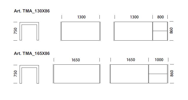 Matrix TMA Table by Pedrali-17035