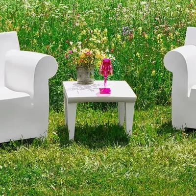 Kartell Bubble Club Outdoor Coffee Table or Side Table at Urbansuite