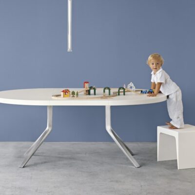 Kristalia Oops Extendable Round Dining Table 5cm