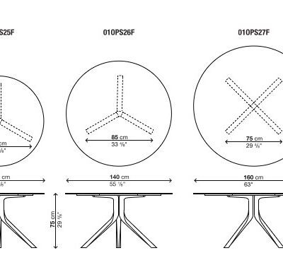 Kristalia Oops I Did It Again Fixed Outdoor Round Table