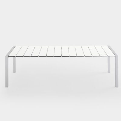 Kristalia Sushi Slatted Fixed Outdoor Table 90cm