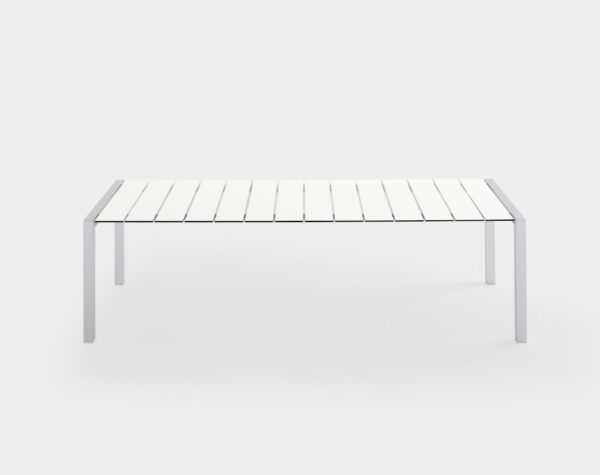 Kristalia Sushi Slatted Fixed Outdoor Table 90cm