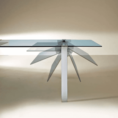 Livingstone Glass Extending Table by Tonelli Design