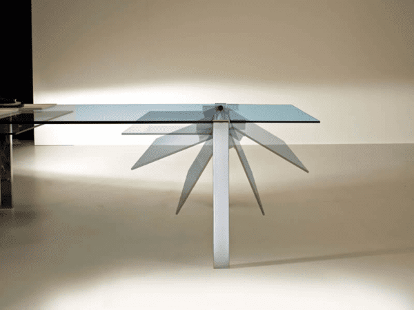 Livingstone Glass Extending Table by Tonelli Design