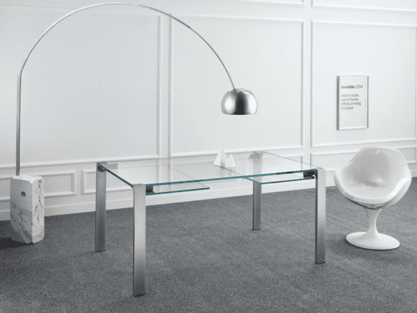 Livingstone Glass Extending Table by Tonelli Design