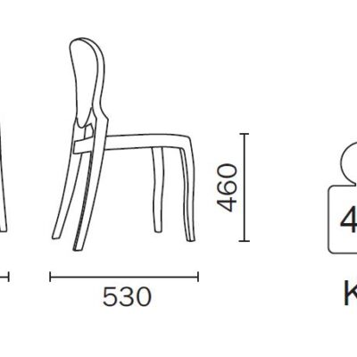 Queen 650 Chair by Pedrali-12953