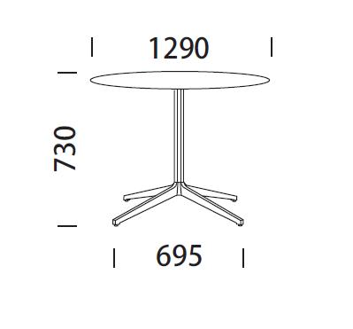 Ypsilon 4 Table by Pedrali-17808