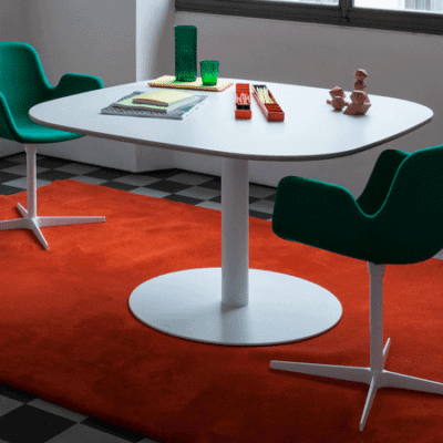 Rondo Rounded Square Table by Lapalma