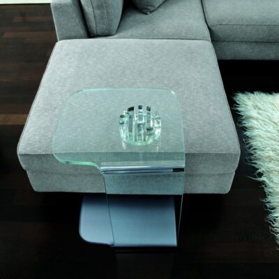 Sovet Italia Shell Side Table in Different Base Colours