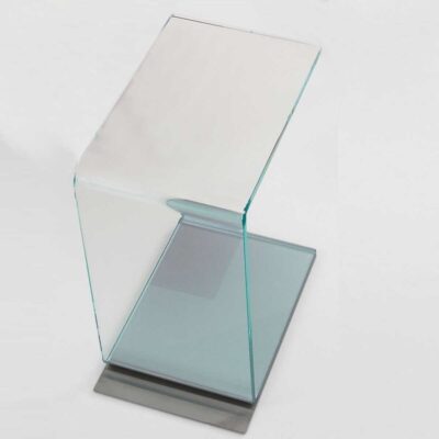 Sovet Italia Swan Side Table with Coloured Top & Base