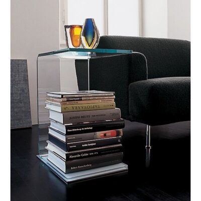 Sovet Italia Swan Side Table with Coloured Top & Base