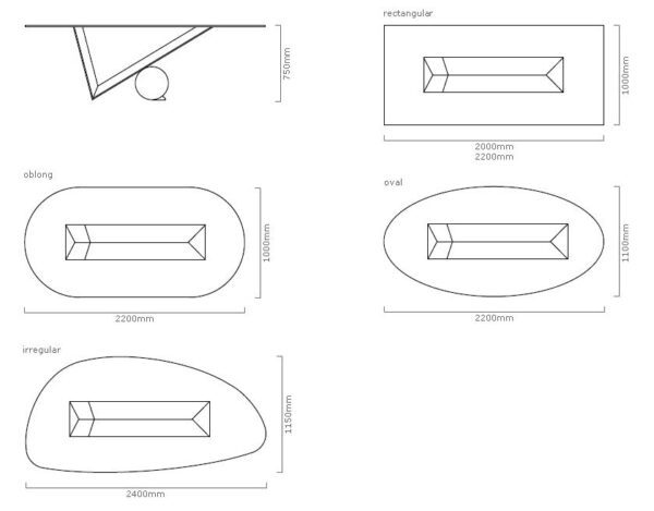 Cattelan Italia Valentinox Dining Table, RECTANGULAR, SHAPED, OVAL, OBLONG, GLASS, stainless steel, stone-18676