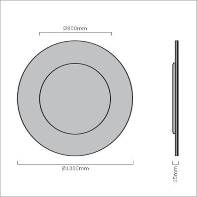 Four Seasons Round Mirror by Porada-19244