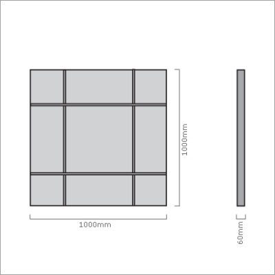 Four Seasons Quadrato 100 Mirror by Porada-19217