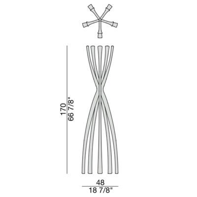 Flamingo Coat Stand by Porada-49212