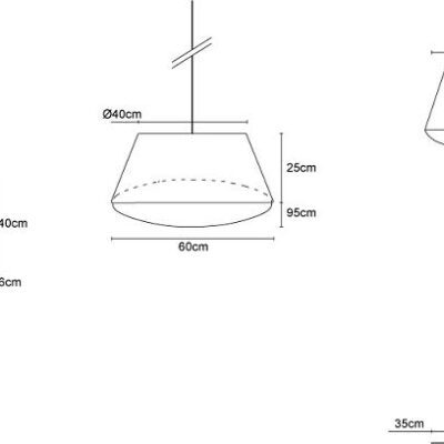 RD2SQ shade only, Table or Floor Light by Innermost-23072