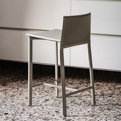 Cattelan Italia Cliff Stool, Leather Upholstery-68964